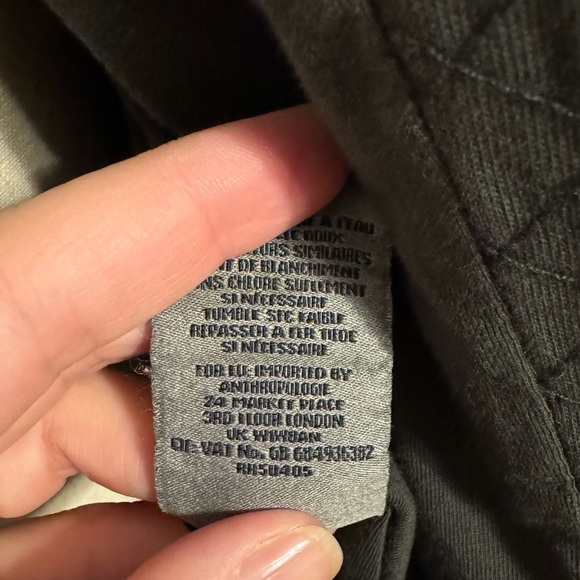 Anthropologie Grey Quilted Moto Jacket - Picture 7 of 7